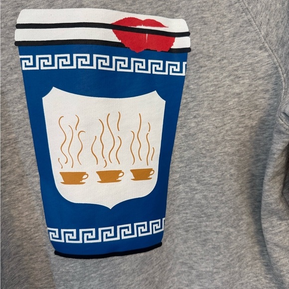 kate spade Gray and Blue Crew Neck Sweater - Picture 4 of 5